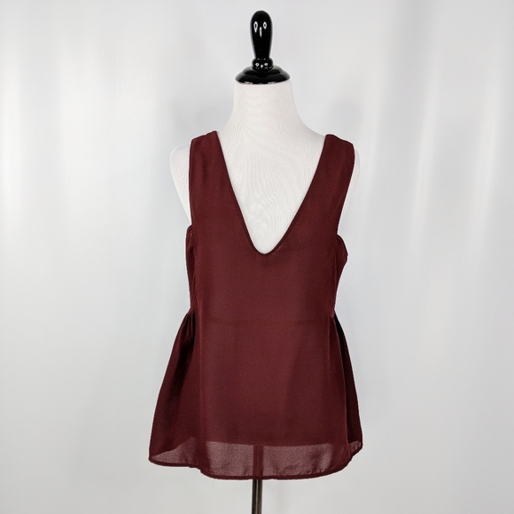 Zara Tops - ❗ZARA BASIC  red strappy back tank loose fit 0712